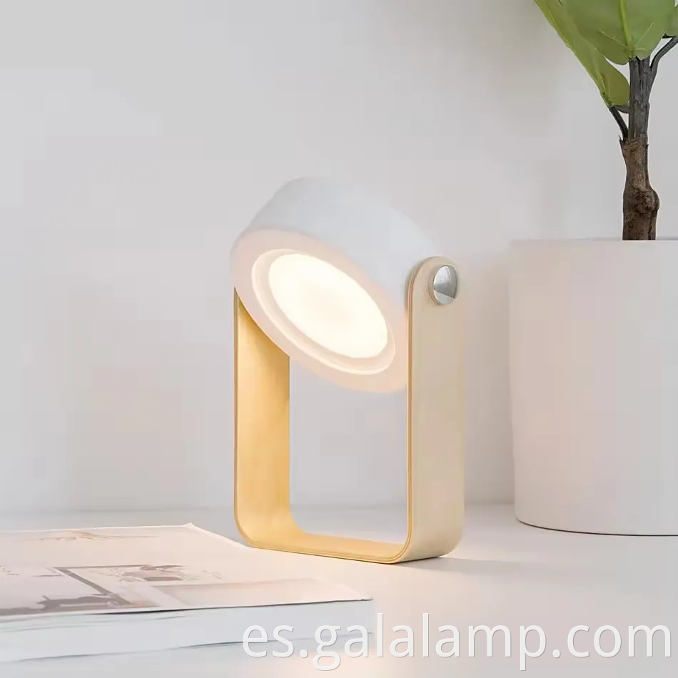 Luz de linterna LED, lámpara de mesa de protección para los ojos, USB